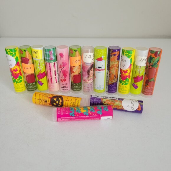 Avon Lip Balm Mixed Variety Lot of 16 SEALED New Old Stock *Stickers on Some* - Picture 2 of 7